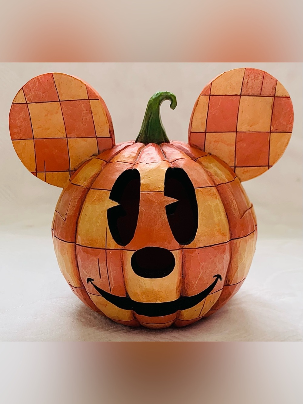 Jim Shore Walt Disney Showcase Happy Halloween Mickey Mouse Pumpkin